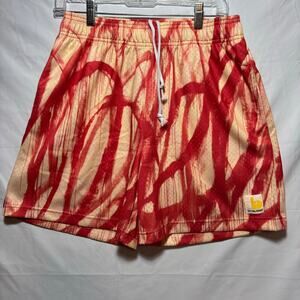 Bravest Studios Bloody Drip Mesh Shorts Size M 30"-32"Streetwear Art Print NWT